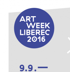 Plakát uměleckého festivalu Art Week Liberec